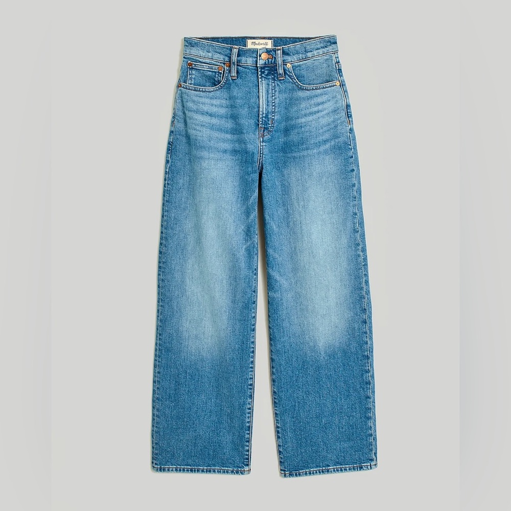 Madewell Light Blue Wide Leg Jeans